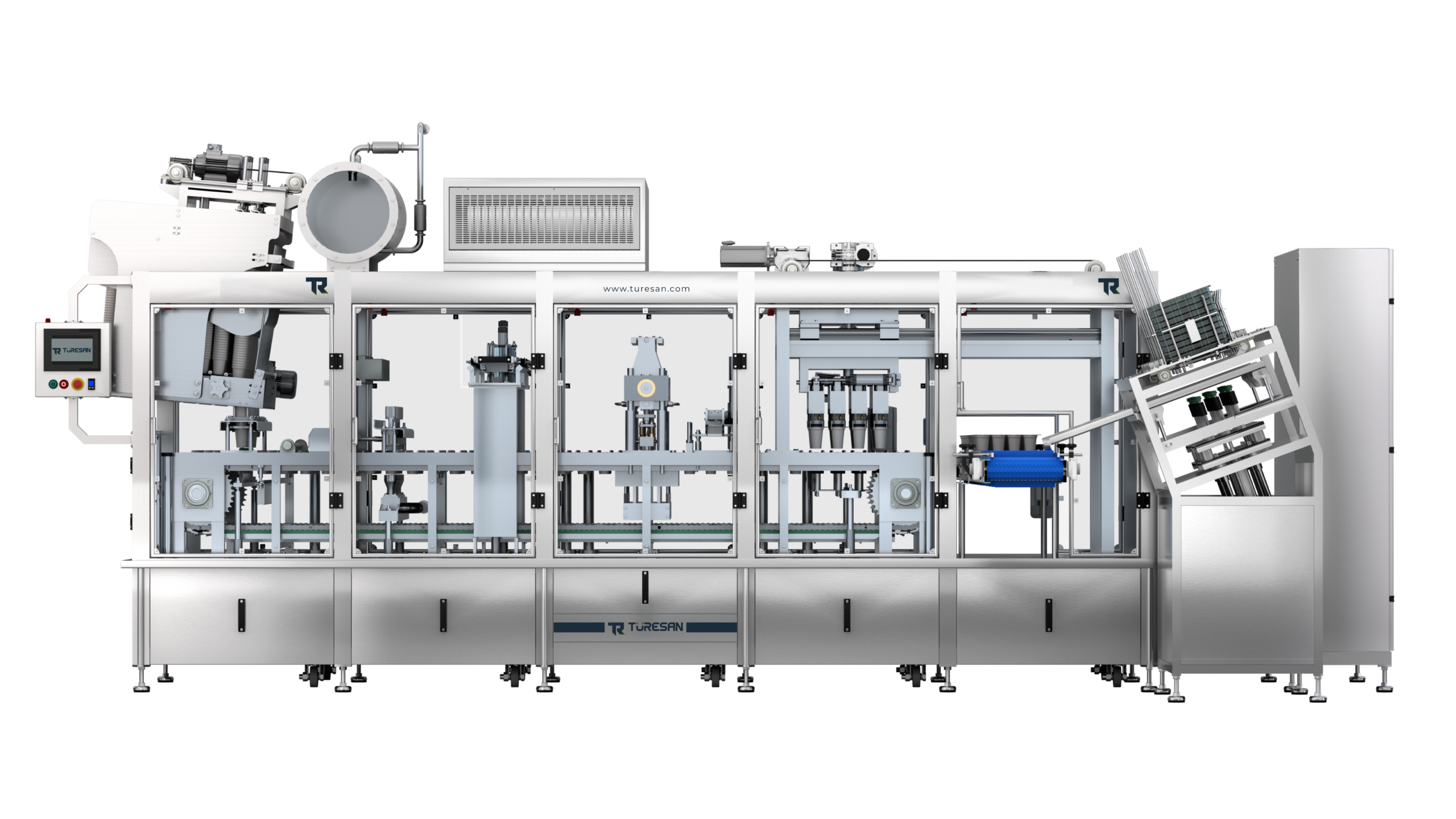 Lineer Sistem Dolum Kapatma Makinesi
