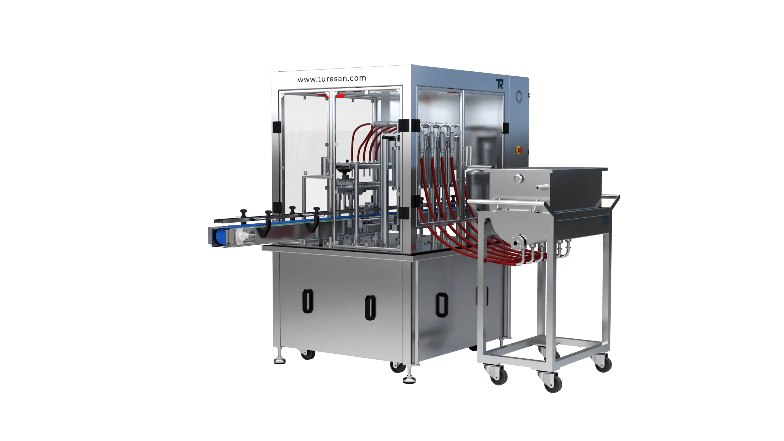 Conveyor System Linear Liquid Filling Machine – görsel 9