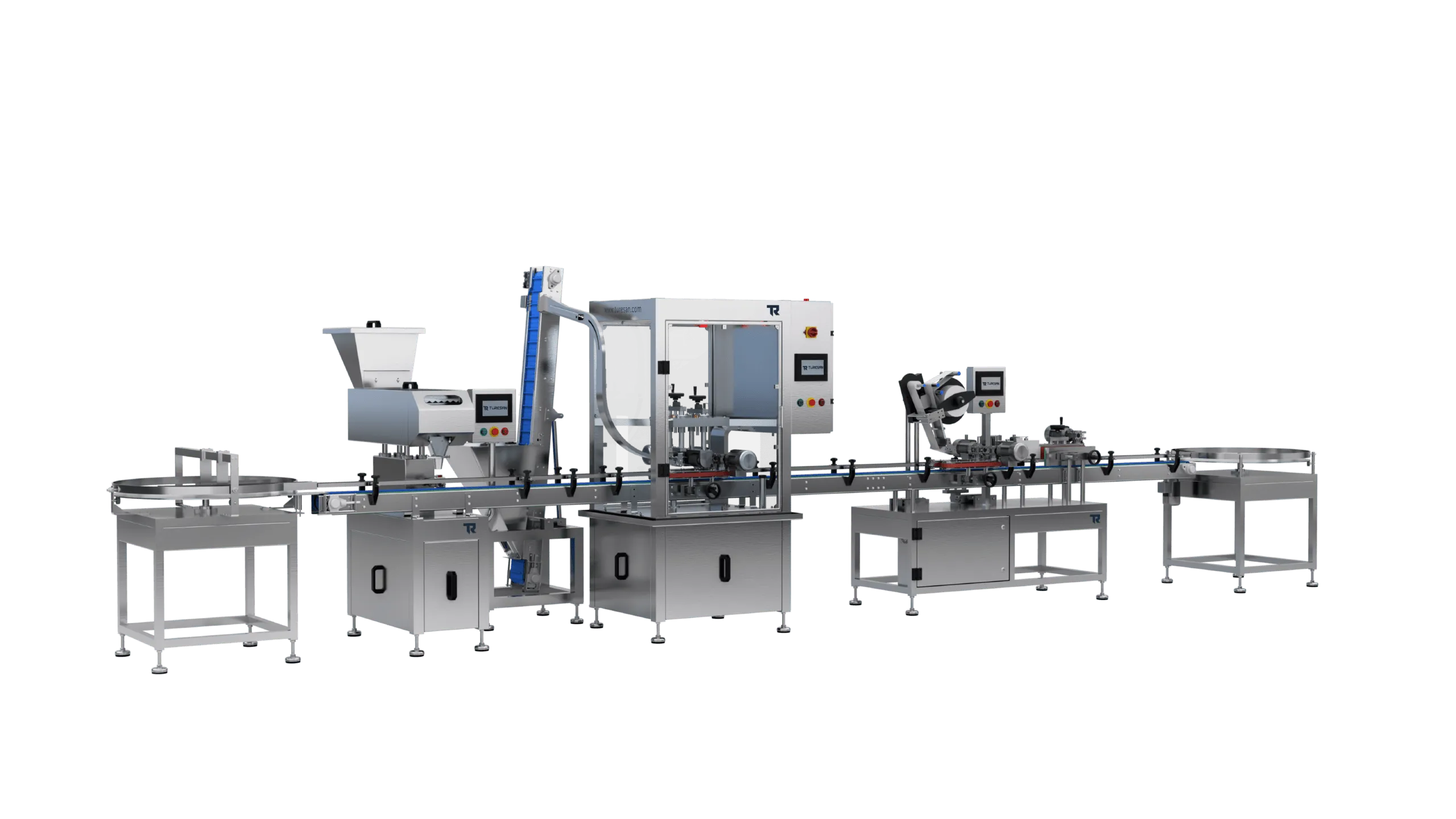 Conveyor System Linear Tablet Counting Line – görsel 13