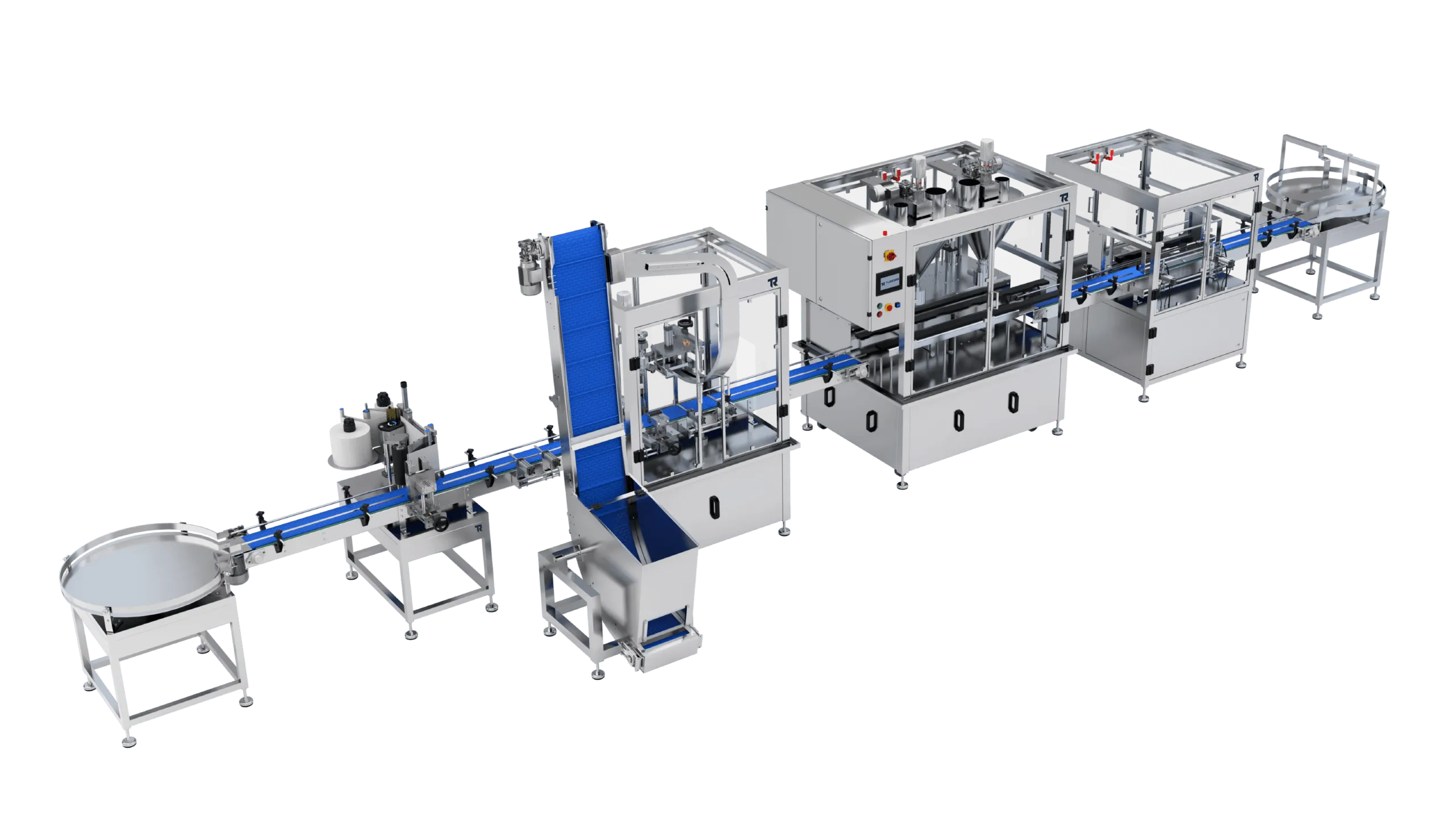 Conveyor System Linear Powder Filling Line – görsel 9