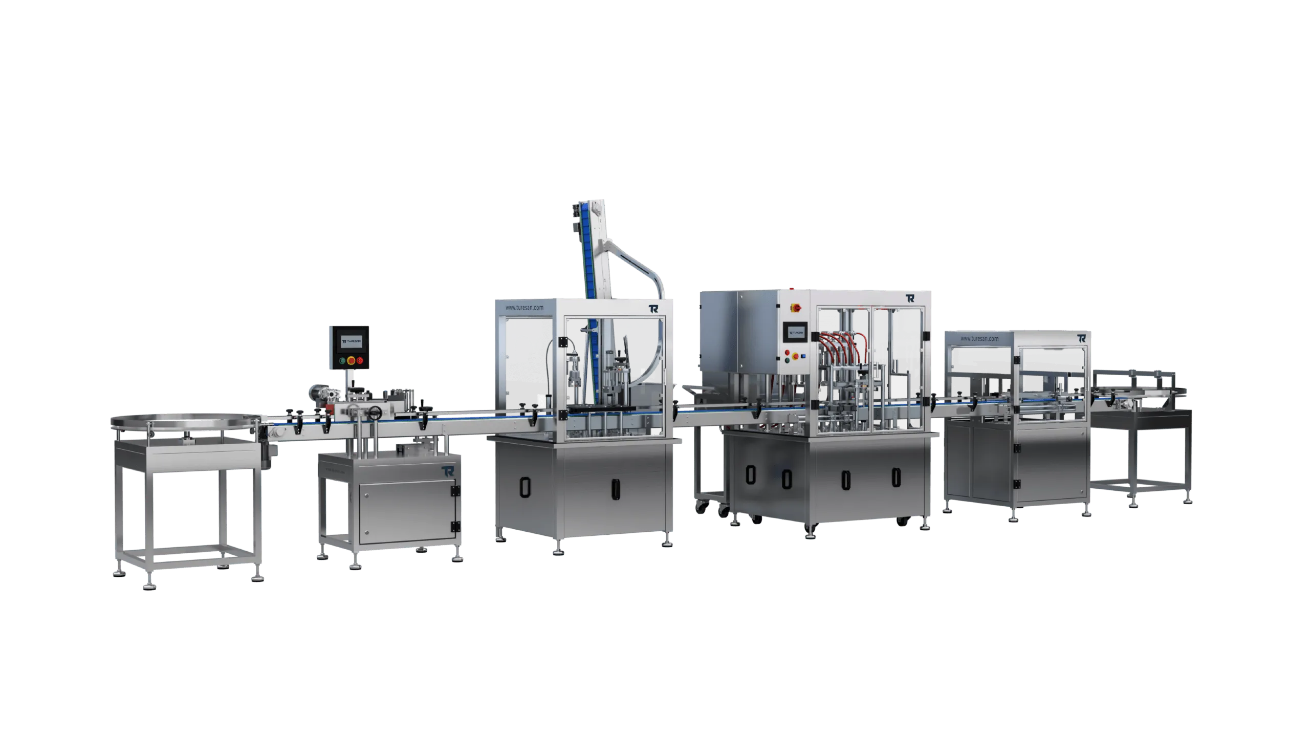 Conveyor System Linear Liquid Filling Line – görsel 8