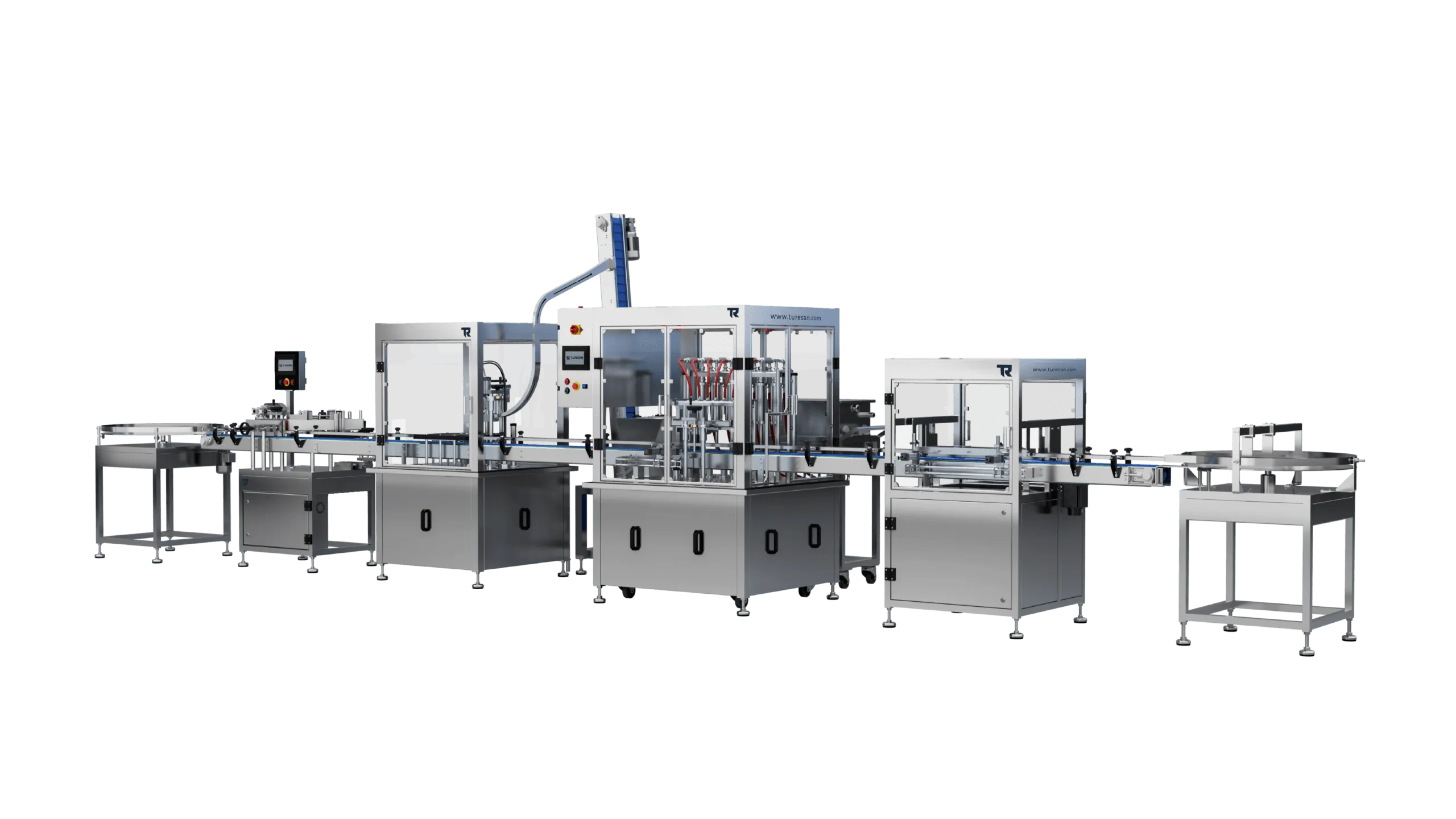 Conveyor System Linear Liquid Filling Line – görsel 10