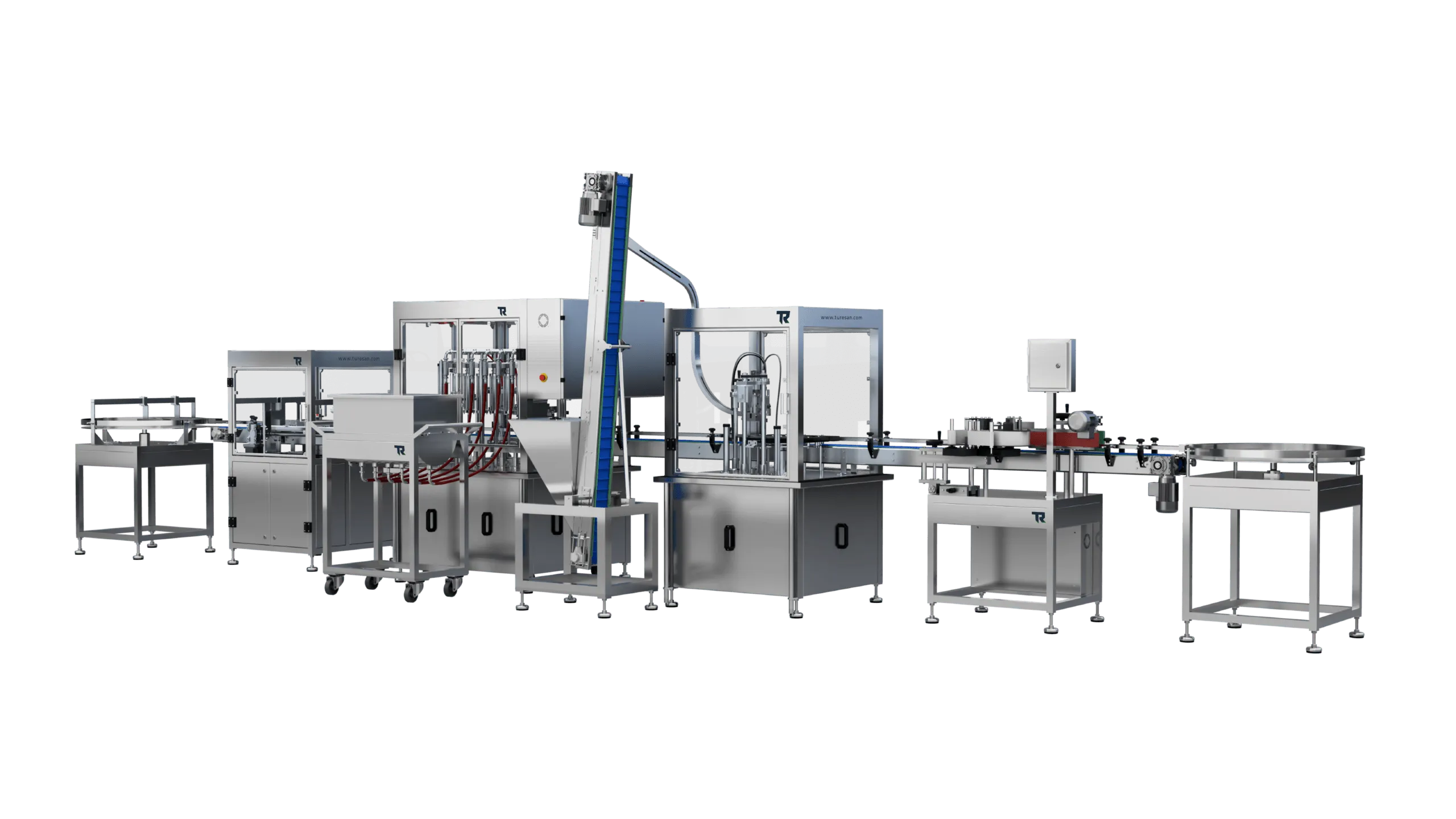 Conveyor System Linear Liquid Filling Line – görsel 11
