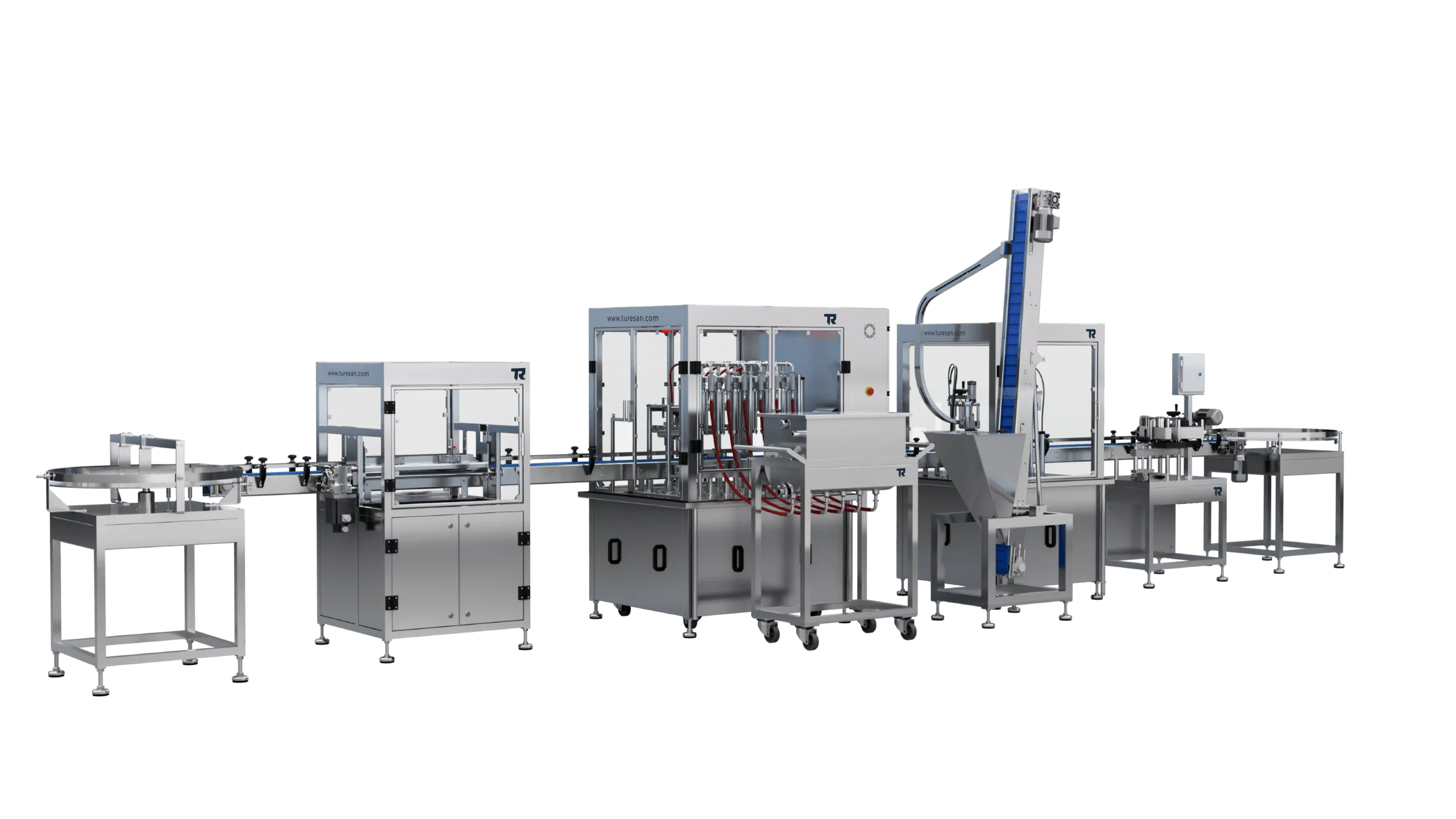 Conveyor System Linear Liquid Filling Line – görsel 12